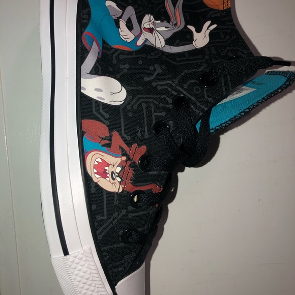 Converse All Stars Chuck Taylors High Top Space Jam 172485C Mens 6 Womens 8 - Picture 10 of 12